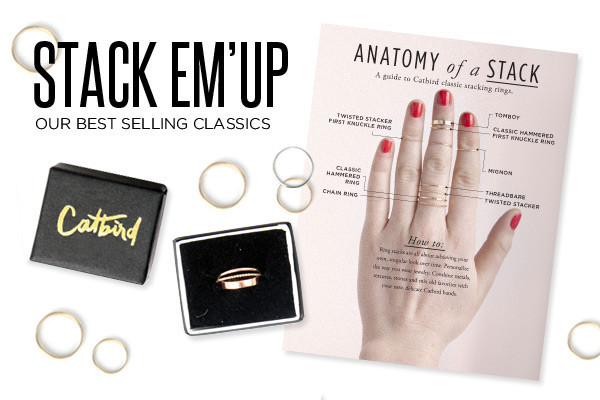 Catbird Twisted Stacker Ring, 14K Yellow Gold Catbird Twisted Stacker Ring, 14K Yellow Gold