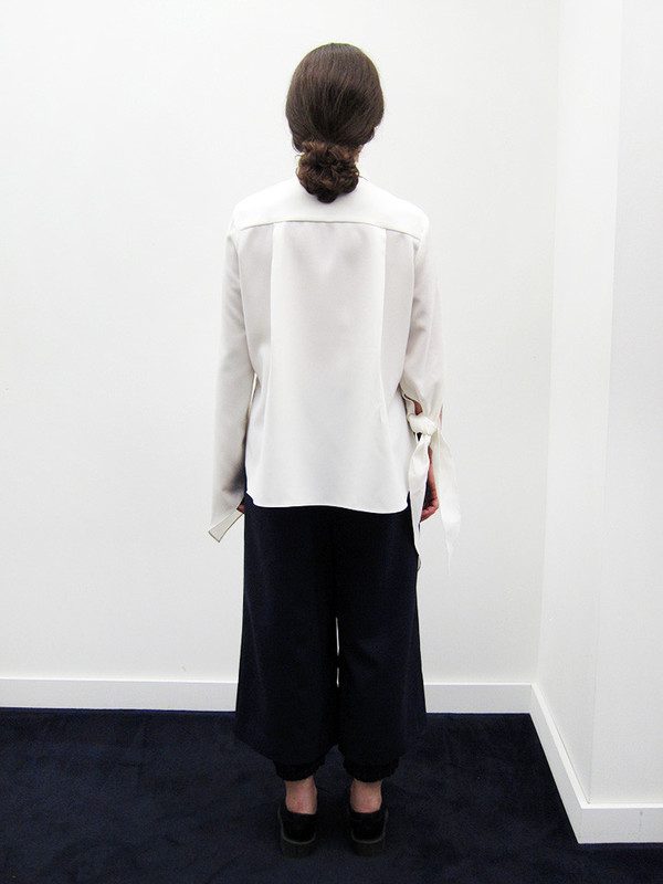 Andrea Jiapei Li Double-Layer Pant with Knee Holes Andrea Jiapei Li Double-Layer Pant with Knee Holes