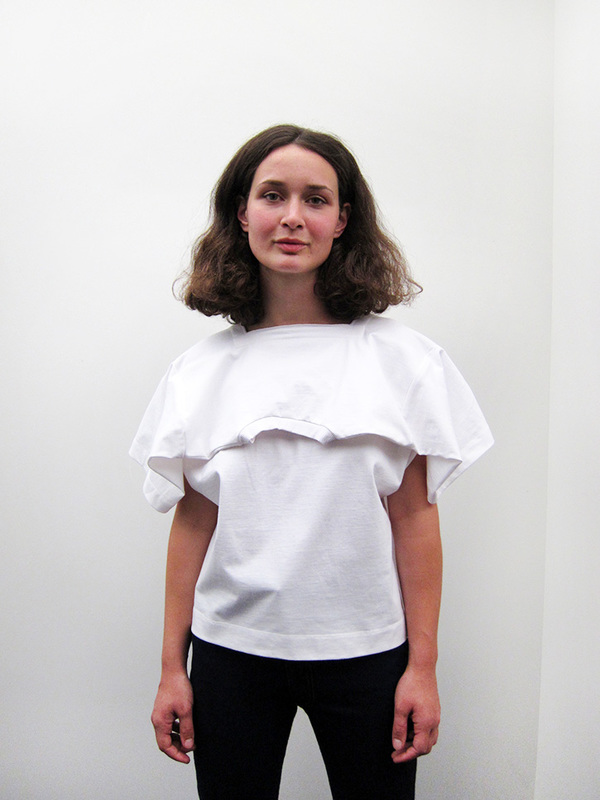 Nancy Stella Soto Jersey Tee Shirt, White Nancy Stella Soto Jersey Tee Shirt, White