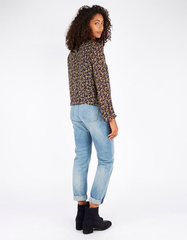 Ganni Bartlett Georgette Blouse Eclipse Miniature Roses Ganni Bartlett Georgette Blouse Eclipse Miniature Roses