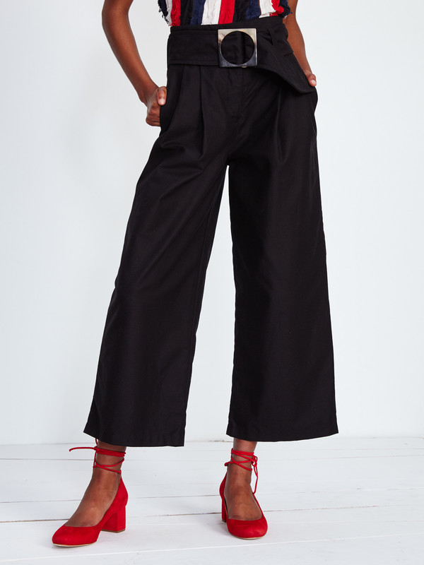 DELFINA BALDA BRUNA HORN BUCKLE PANT DELFINA BALDA BRUNA HORN BUCKLE PANT