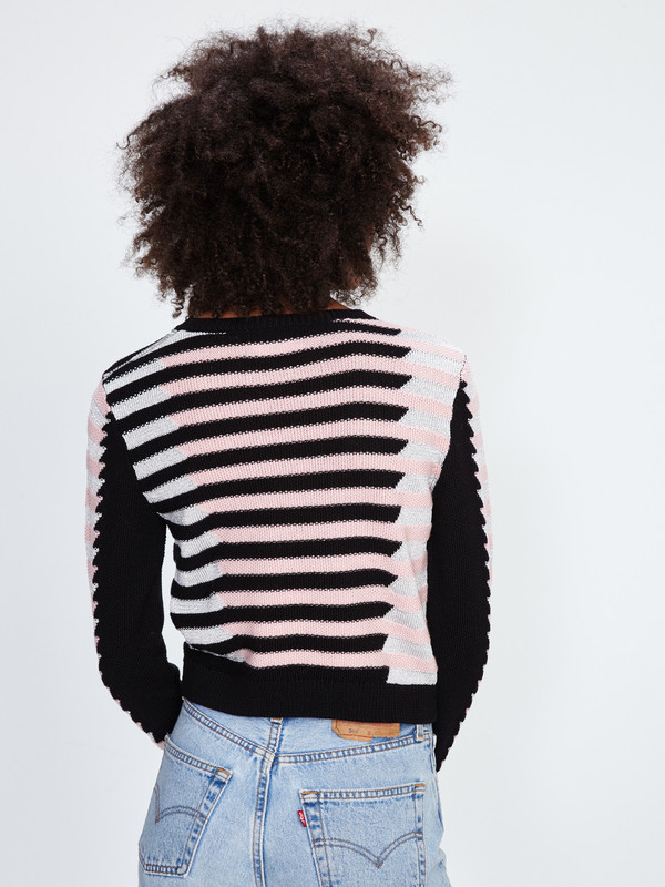 MILA ZOVKO NATALIA SWEATER / BLACK & PINK MILA ZOVKO NATALIA SWEATER / BLACK & PINK