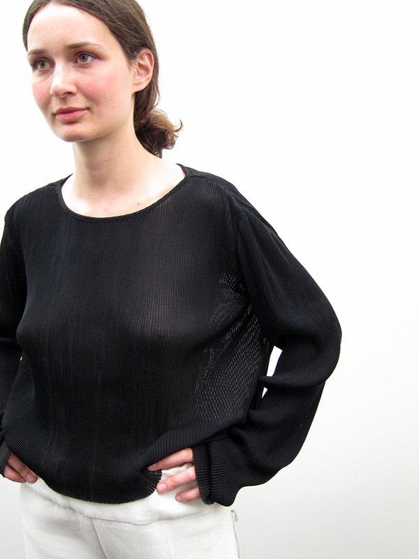 PRISCAVera Plisse Knit Top PRISCAVera Plisse Knit Top