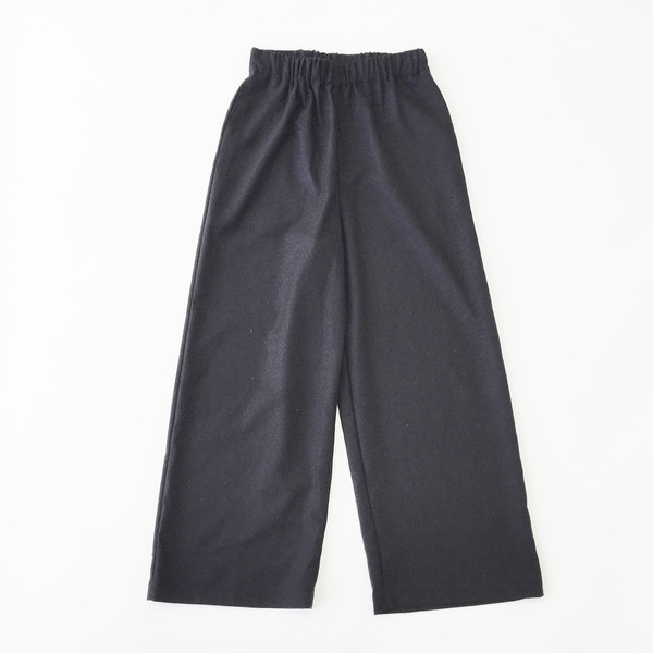 Open Air Museum Black Raw Silk Pant Open Air Museum Black Raw Silk Pant