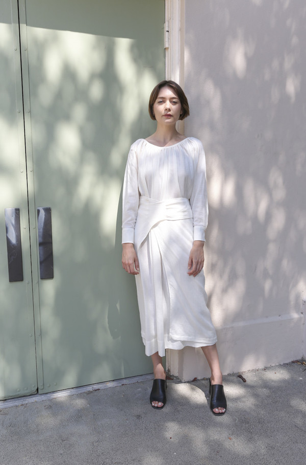 Caron Callahan Mathilda Dress in Ivory Caron Callahan Mathilda Dress in Ivory