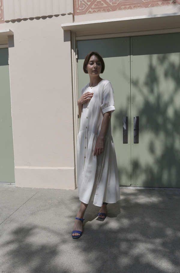 Caron Callahan March Dress in Ivory Caron Callahan March Dress in Ivory