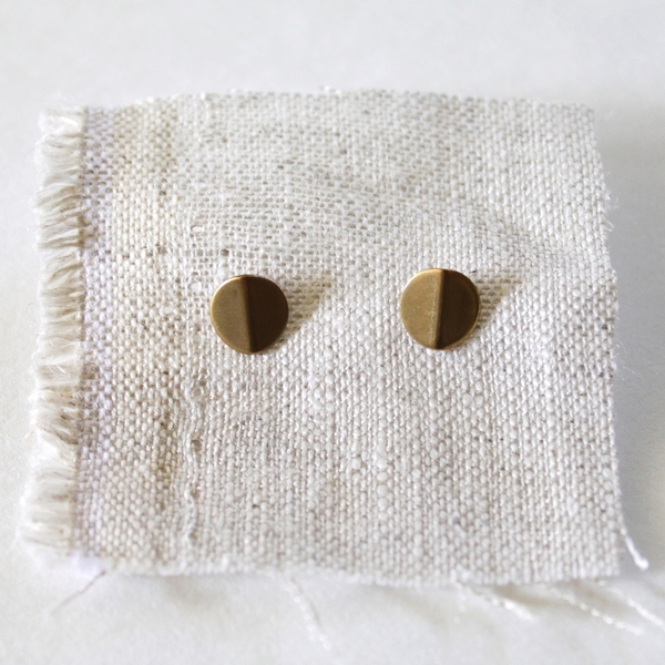 Half Moon Brass Studs Half Moon Brass Studs