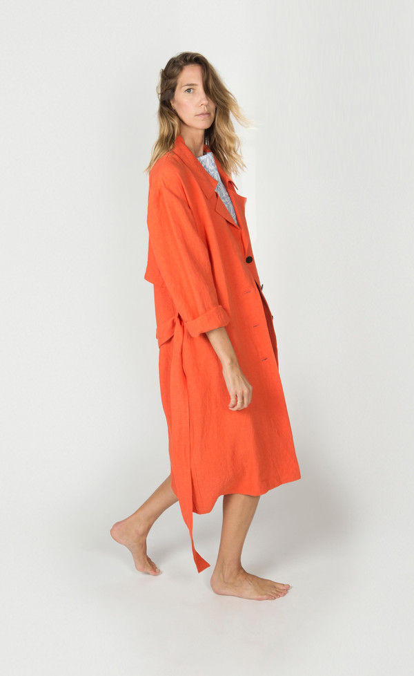 Ilana Kohn Lisa Trench, Persimmon Ilana Kohn Lisa Trench, Persimmon