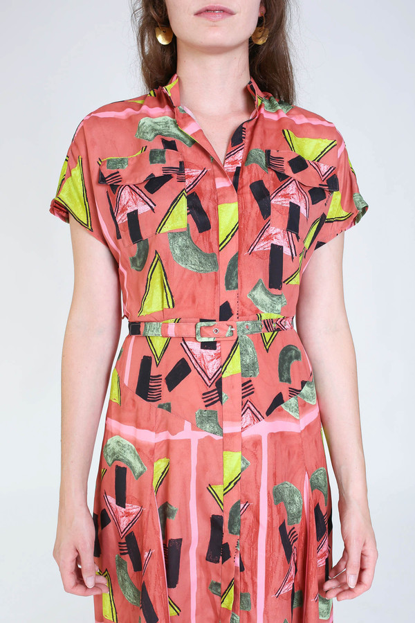 Rachel Comey Marlow dress in clay print Rachel Comey Marlow dress in clay print
