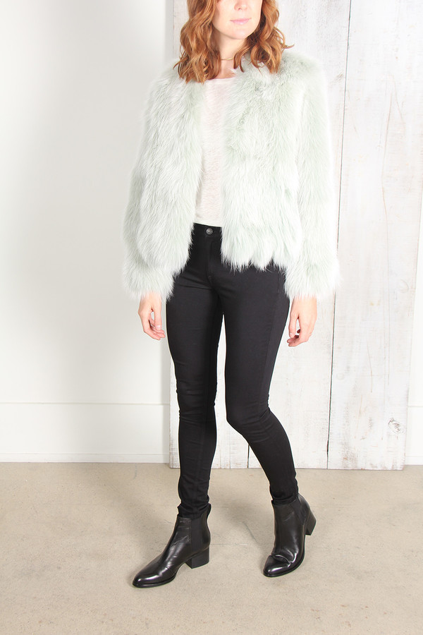 SPRUNG JUDY FOX FUR JACKET SPRUNG JUDY FOX FUR JACKET
