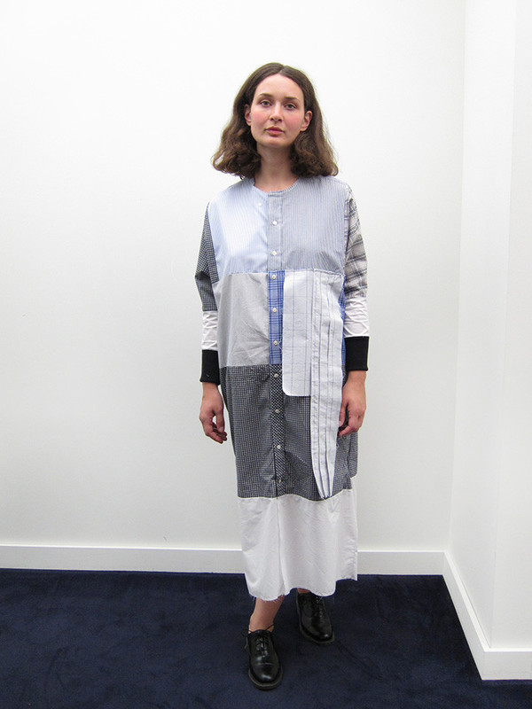 Alexa Stark Repurposed MultiPlaid Shirt Dress Alexa Stark Repurposed MultiPlaid Shirt Dress
