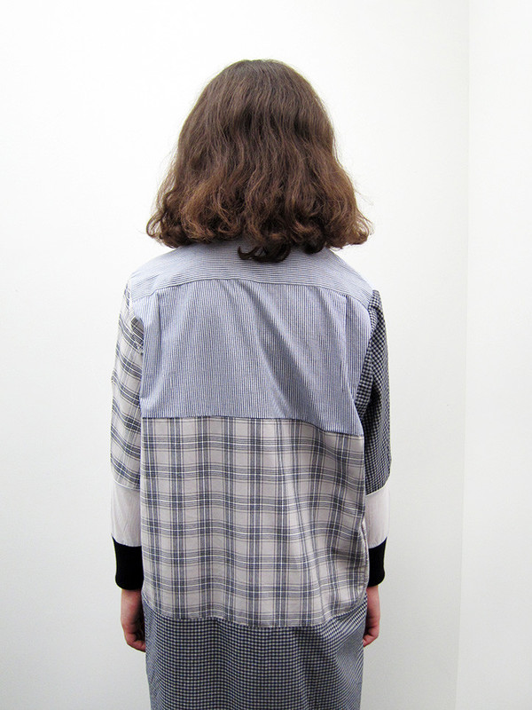 Alexa Stark Repurposed MultiPlaid Shirt Dress Alexa Stark Repurposed MultiPlaid Shirt Dress