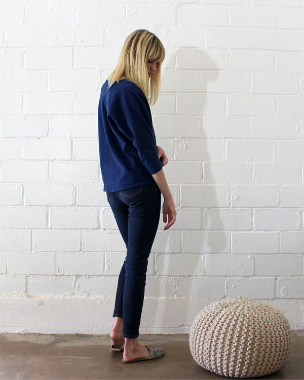 Esby SUNSET SWEATER KNIT - INDIGO Esby SUNSET SWEATER KNIT - INDIGO