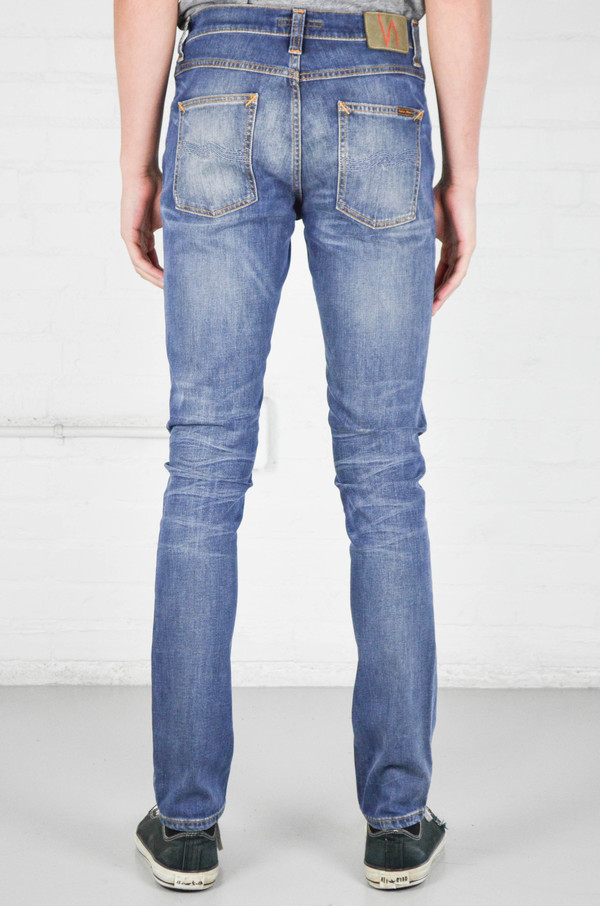 Men's Nudie Lean Dean Indigo Throb Men's Nudie Lean Dean Indigo Throb