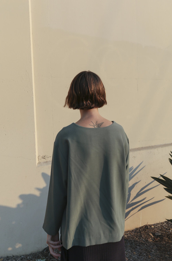 Town Clothes Nona Top in Sage Town Clothes Nona Top in Sage
