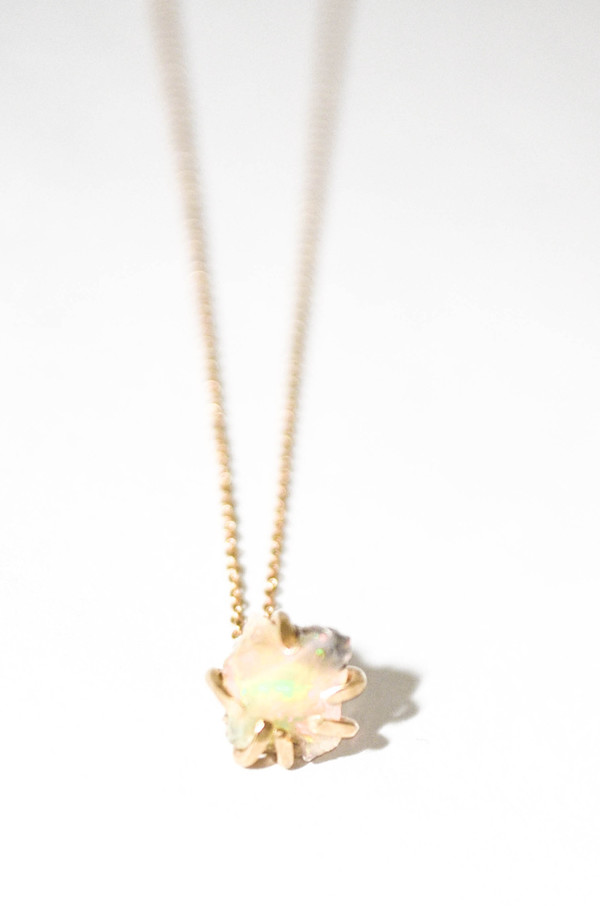 T.Kahres Opal Rough Cage Necklace T.Kahres Opal Rough Cage Necklace