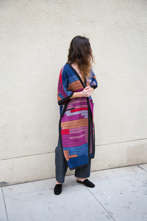 mara hoffman knit poncho mara hoffman knit poncho