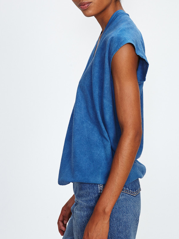 MIRANDA BENNETT EVERYDAY TOP / INDIGO SILK NOIL MIRANDA BENNETT EVERYDAY TOP / INDIGO SILK NOIL