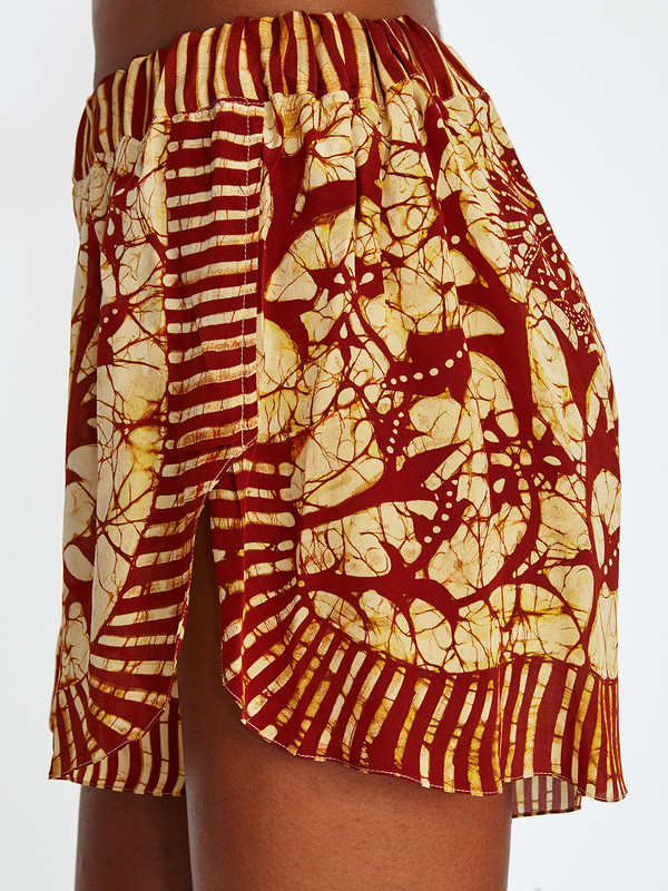 Harare HAVANA SHORT / RUST BATIK Harare HAVANA SHORT / RUST BATIK