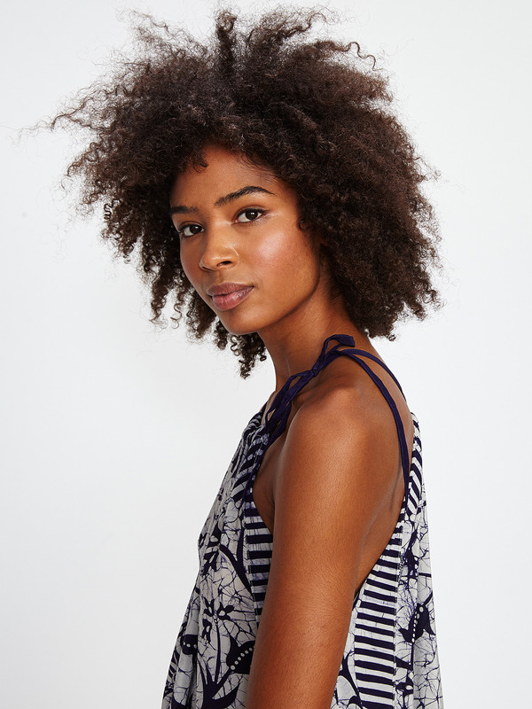 Harare SIENNA MINI DRESS / INDIGO BATIK Harare SIENNA MINI DRESS / INDIGO BATIK