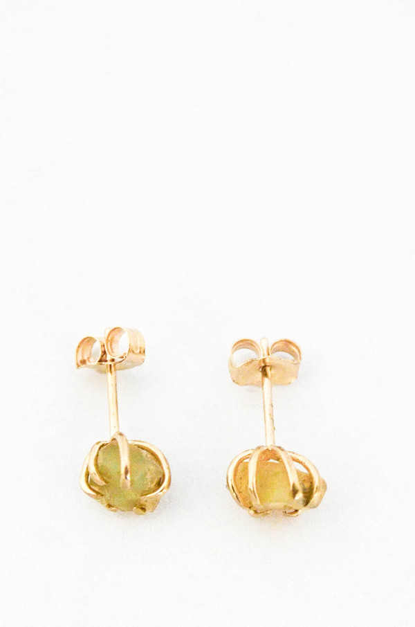 T.Kahres Opal Rough Cage Studs T.Kahres Opal Rough Cage Studs