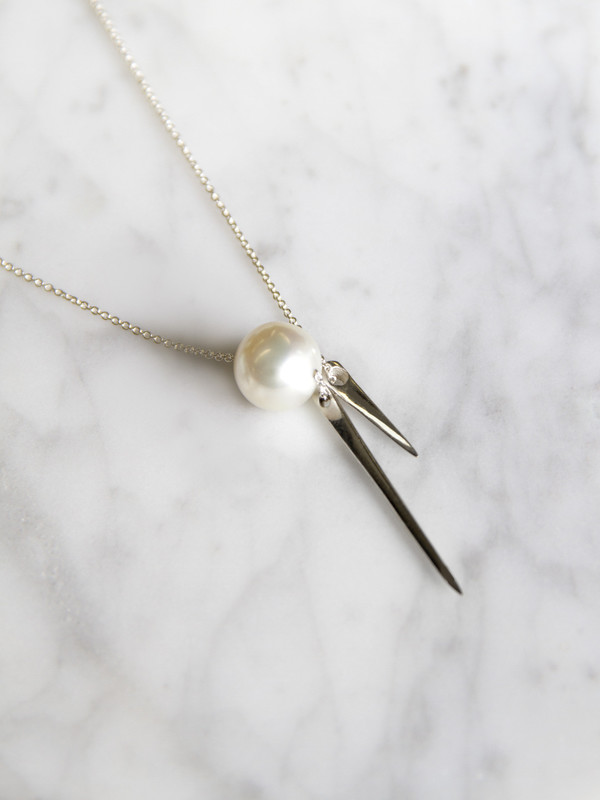 Tamlin Needle Needle Pearl Necklace Tamlin Needle Needle Pearl Necklace