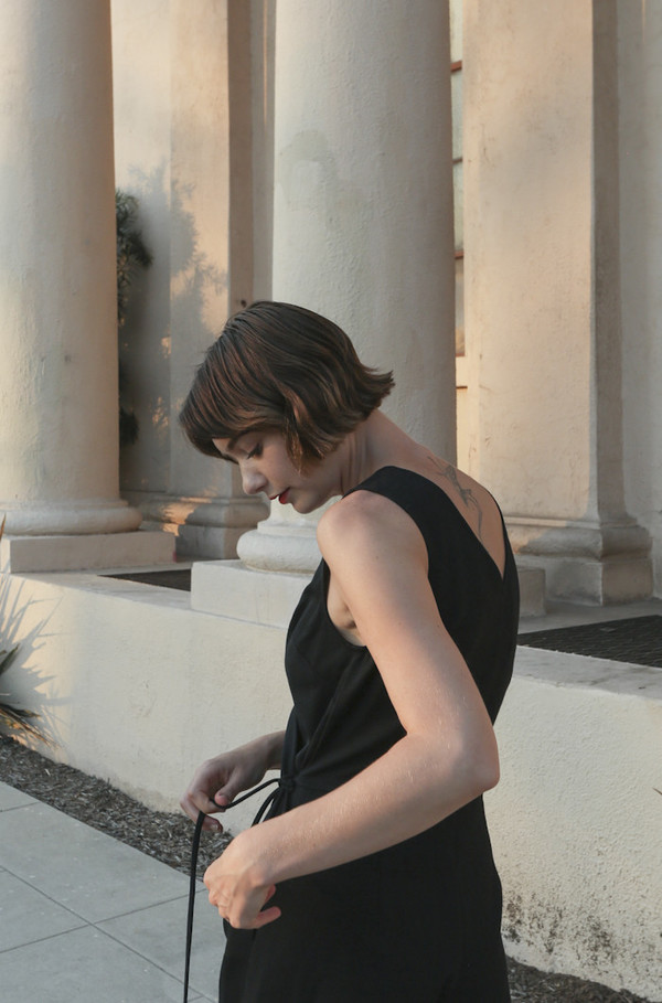 Town Clothes Mara Jumpsuit in Onyx Town Clothes Mara Jumpsuit in Onyx