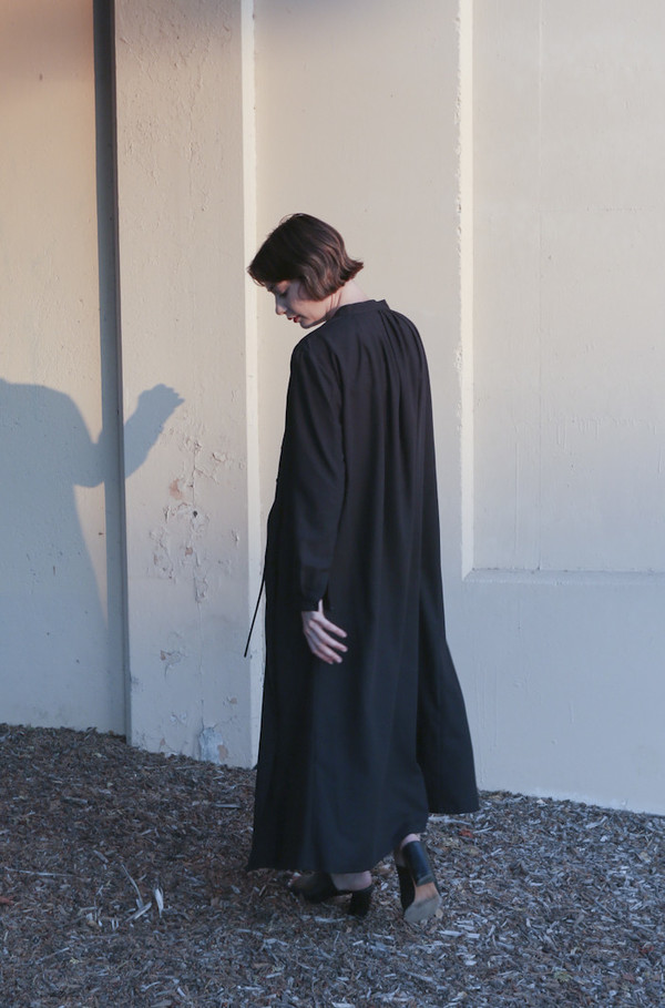 Wolcott : Takemoto Vashon Dress in Black Wolcott : Takemoto Vashon Dress in Black