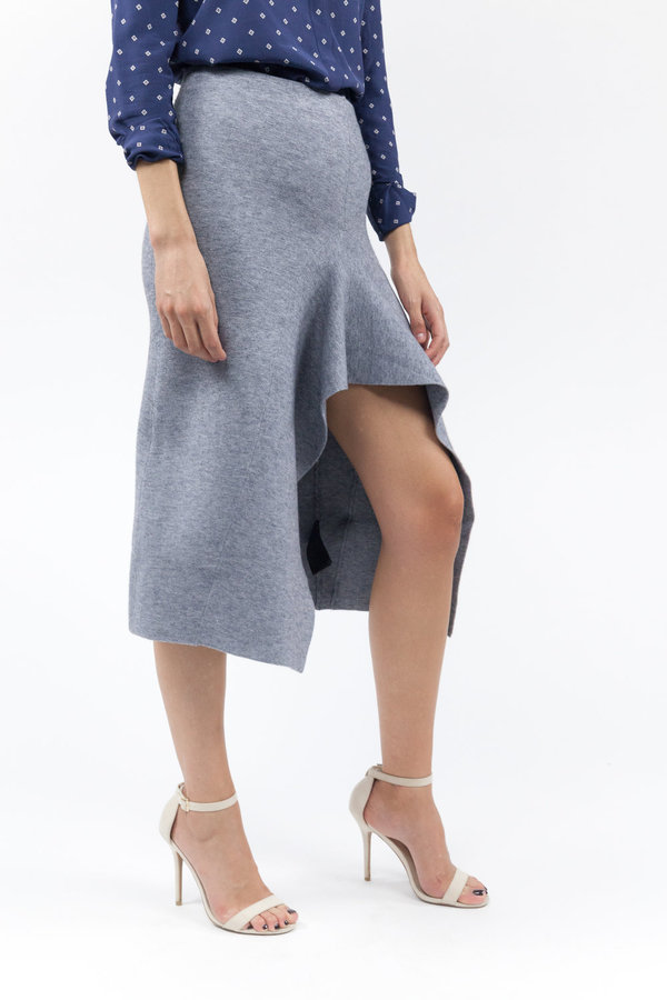 C/MEO Break Free Knit Skirt - Grey Marle C/MEO Break Free Knit Skirt - Grey Marle