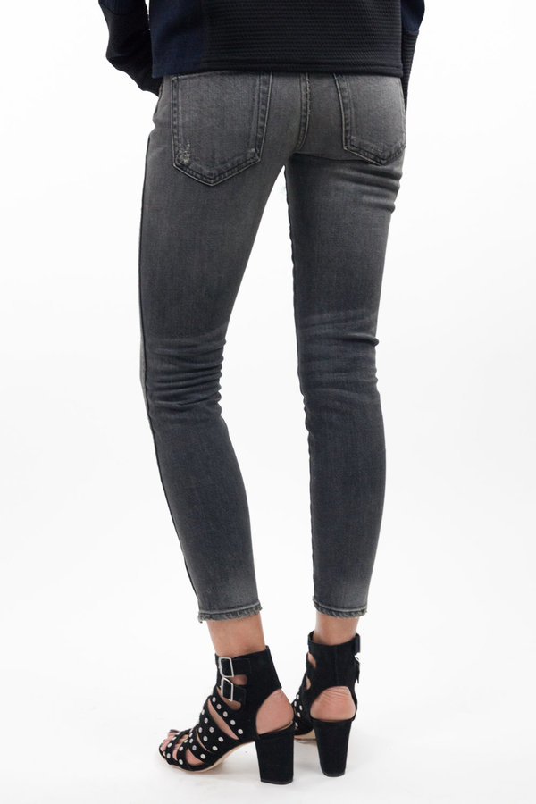 AMO,denim AMO Twist Zip - Smoke AMO,denim AMO Twist Zip - Smoke