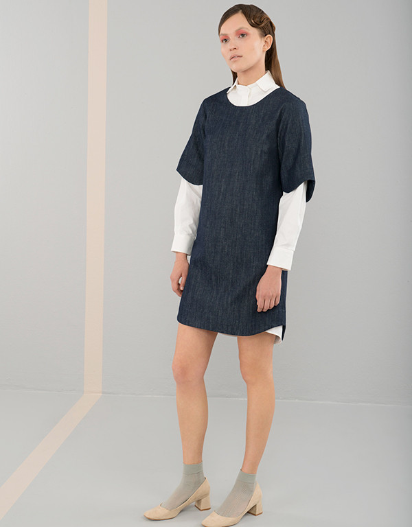 Elise Ballegeer Croquet Dress - Denim Elise Ballegeer Croquet Dress - Denim