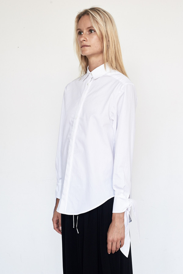 Fabiana Pigna Cotton Kasia Blouse - White Fabiana Pigna Cotton Kasia Blouse - White