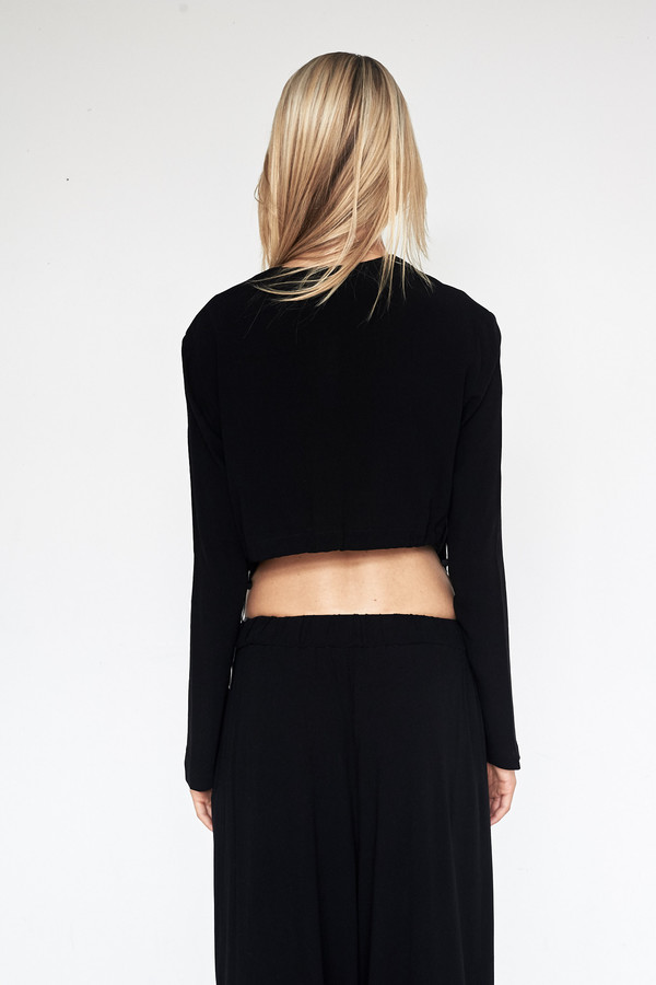 Assembly New York Crepe L/S Bevel Top Assembly New York Crepe L/S Bevel Top