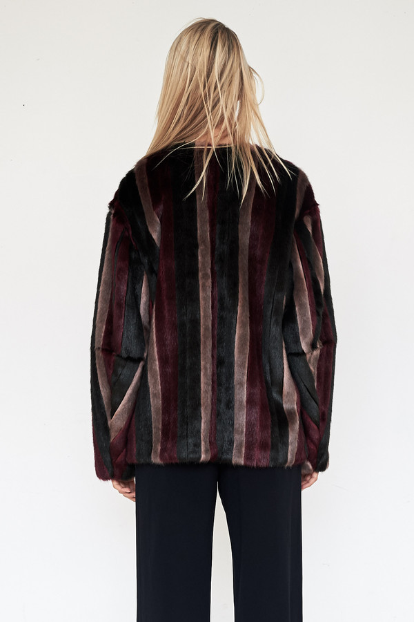 CF. Goldman Faux Fur Patch Pullover CF. Goldman Faux Fur Patch Pullover