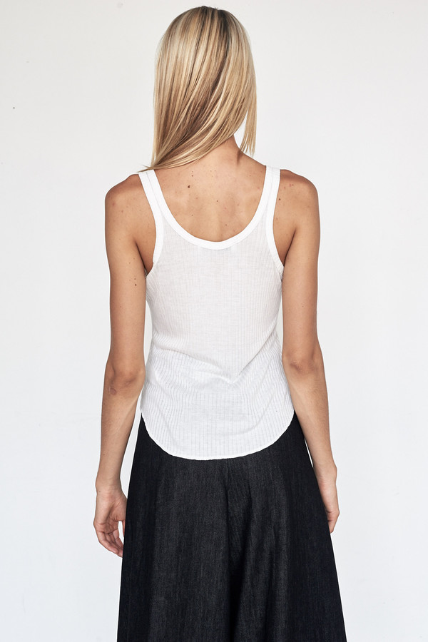 Shaina Mote Micromodal Marin Tank - White Shaina Mote Micromodal Marin Tank - White