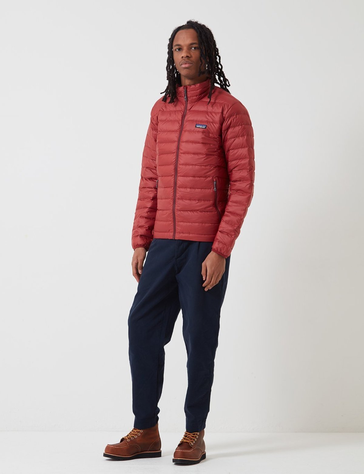 patagonia down sweater oxide red