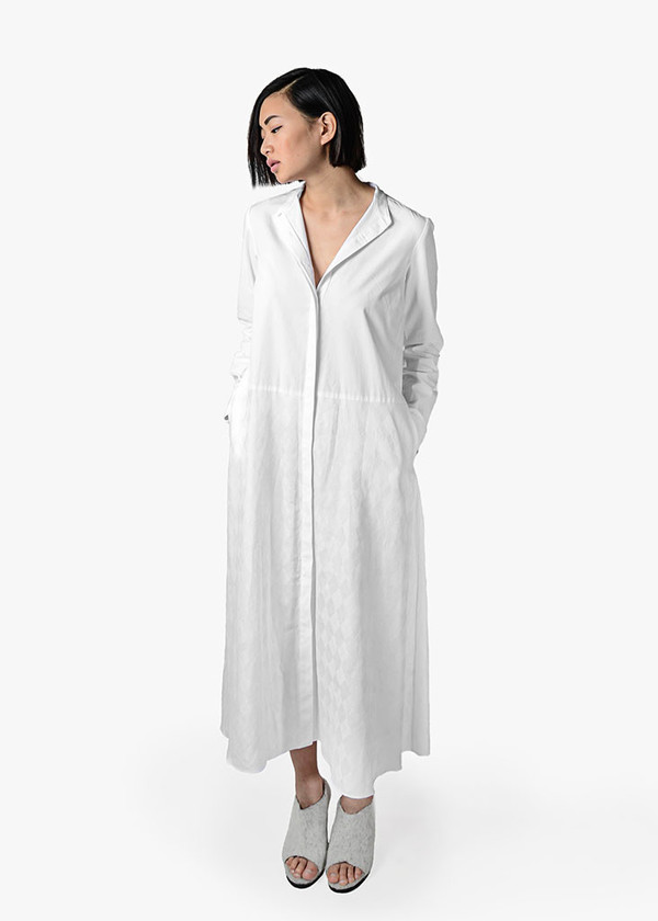 Svilu - Band Collar Shirtdress Svilu - Band Collar Shirtdress