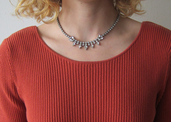 Sherman rhinestone necklace Sherman rhinestone necklace