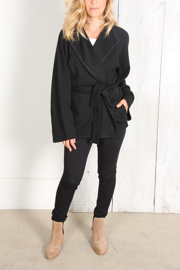 Helmut Lang BELTED KNIT CARDIGAN Helmut Lang BELTED KNIT CARDIGAN