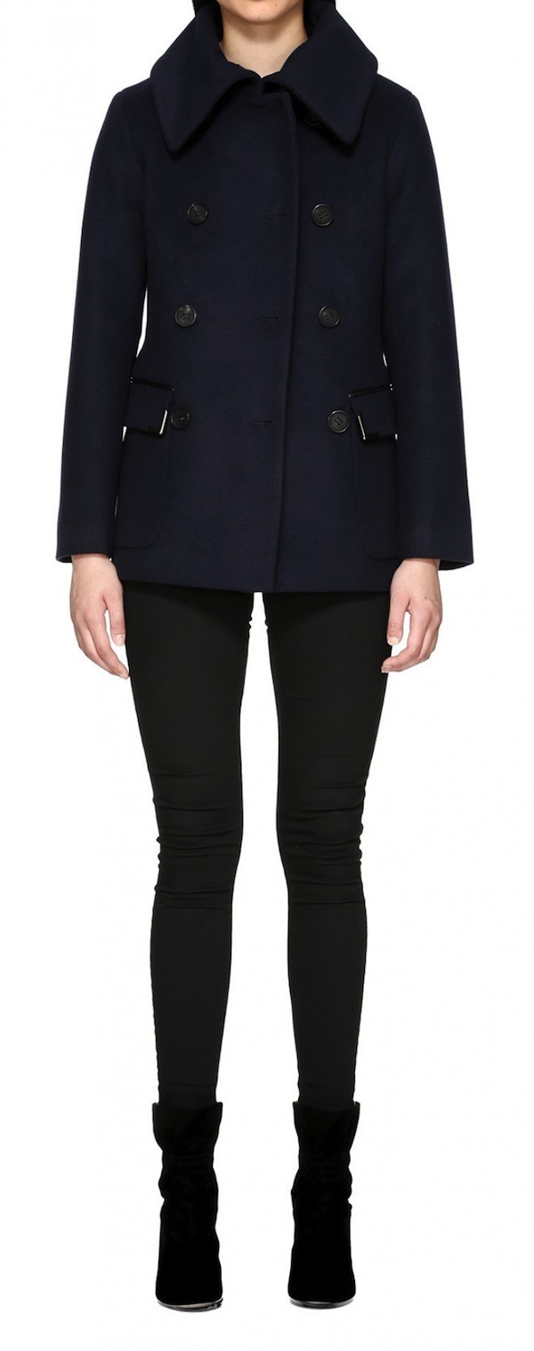 Mackage Phoebe Hip Length Flat Wool Coat Mackage Phoebe Hip Length Flat Wool Coat