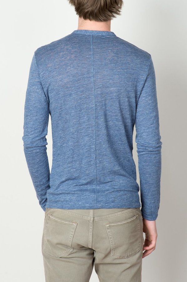 Men's Homecore - Linen Bob Henley Men's Homecore - Linen Bob Henley