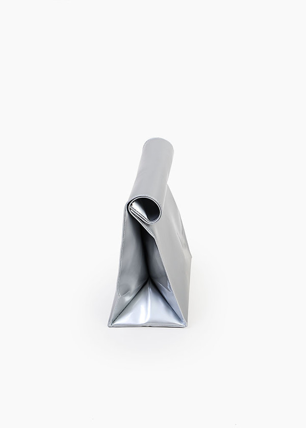 S M K - Grey Foldover Bag S M K - Grey Foldover Bag