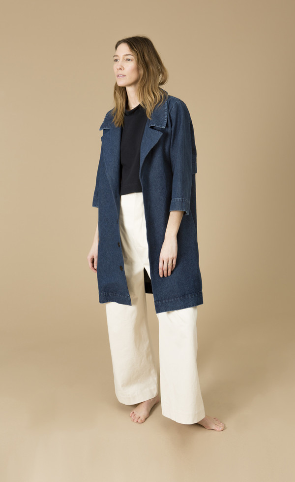Ilana Kohn Charlie Trench, Denim Ilana Kohn Charlie Trench, Denim