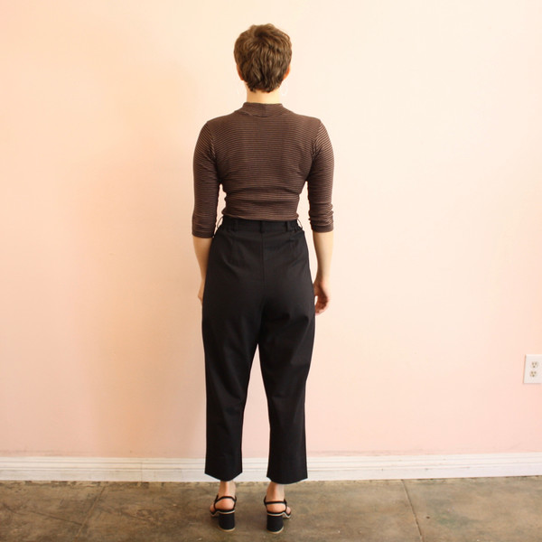Curator Ida Stripe Mock Turtleneck Curator Ida Stripe Mock Turtleneck
