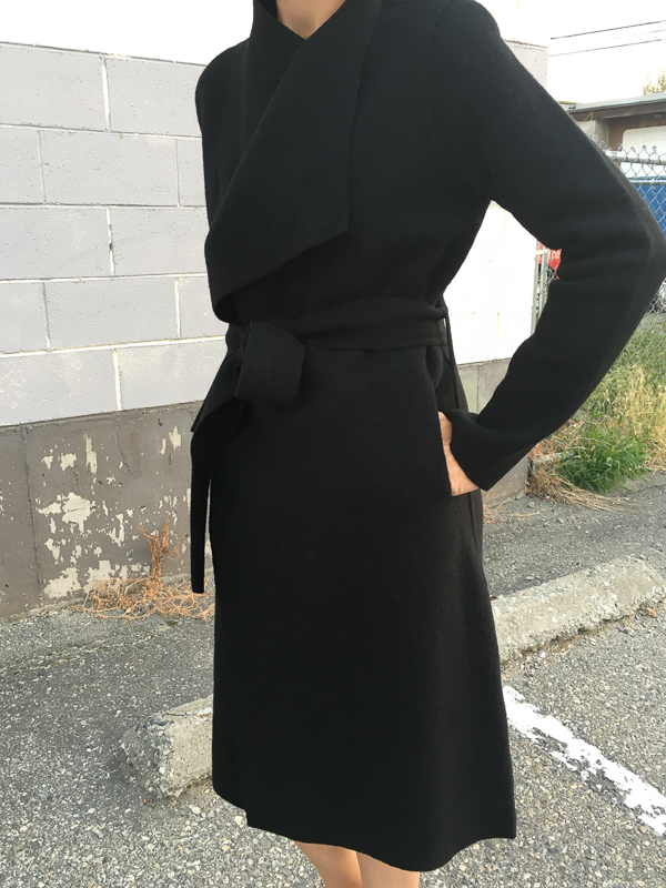 line boiled wool wrap coat line boiled wool wrap coat