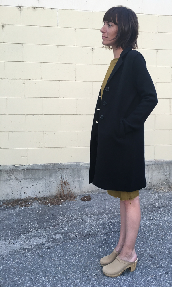 line boiled wool button coat line boiled wool button coat