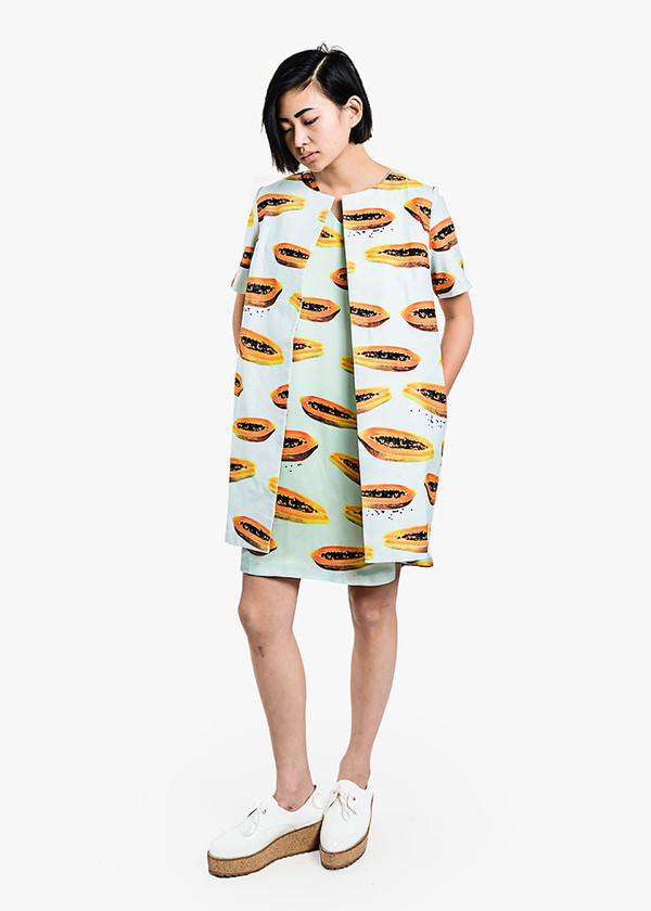 Thu Thu - Papaya Coat Thu Thu - Papaya Coat