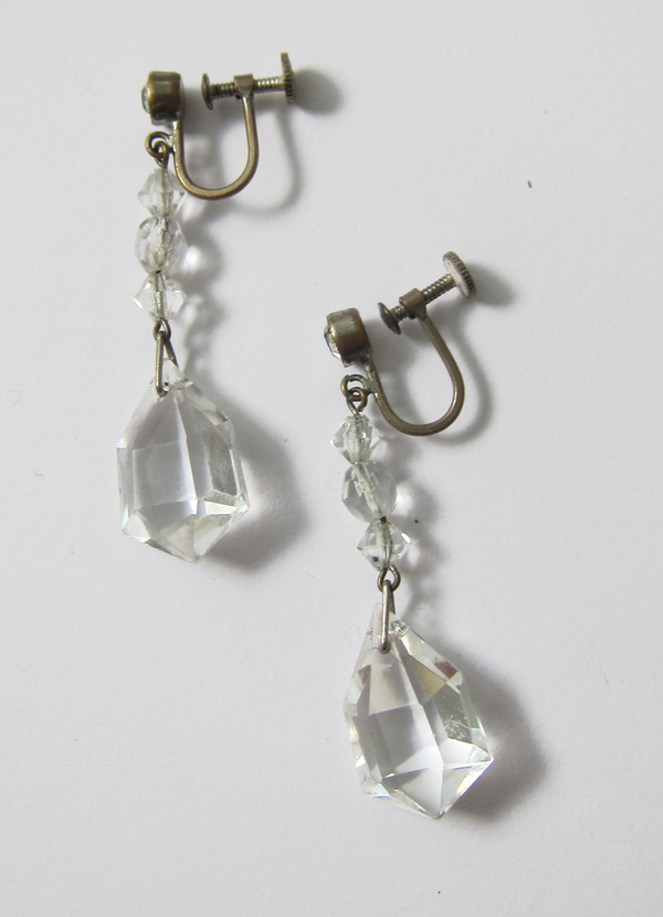 crystal drop earrings crystal drop earrings