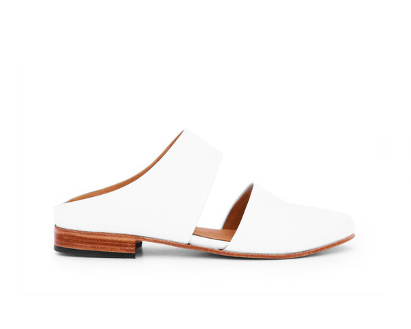 Zou Xou Mule in White Zou Xou Mule in White