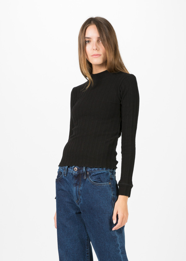 Simon Miller Mira Longsleeve Ribbed Tee Simon Miller Mira Longsleeve Ribbed Tee